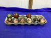 UKRANIAN DECORATED EGGS - 9 EGGS