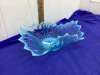 BLUE FLUTED BOWL - 2