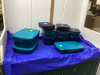 BOX OF ASSORTED TUPPERWARE FRIDGE CONTAINERS