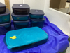 BOX OF ASSORTED TUPPERWARE FRIDGE CONTAINERS - 2