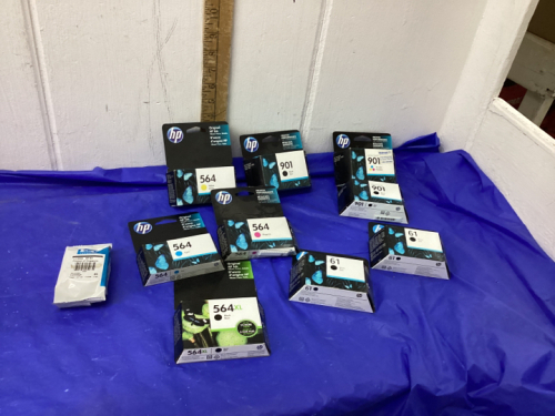 VARIOUS HP PRINTER INK