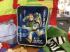 BUZZ LIGHTYEAR SUITCASE, COMFORTER & SHAM, A FEW DOLL CLOTHES - 3