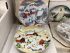 COLLECTION OF CHRISTMAS COLLECTOR PLATES - FROM ORIGINAL PAINTINGS OF BESEY BATES - 2