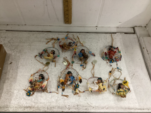 COLLECTION OF DREAM CATCHER ORNAMENTS - ASHTON DRAKE GALLERIES