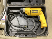 DEWALT CASE WITH CORDED DRILL