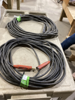 2 - 65’ LONG WELDING CABLES