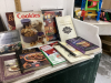 VARIETY OF COOKBOOKS & CHICKEN ROASTER IN A GOOD SMALL TOTE W/LID - 3