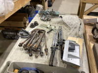 MORTISING JIG, UBOLTS, SAW SHIELDS, MISC SHOP