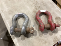 2 LARGE CLEVIS’ - ONE CROSBY