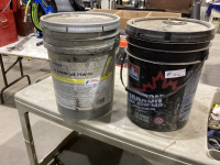 2 PARTIAL PAILS GEAR OIL