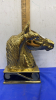 SOLID BRASS HORSE HEAD â€œTHE STALLIONâ€