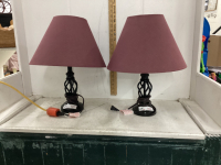 PAIR OF TABLE LAMPS