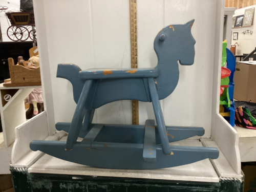 WOOD ROCKING HORSE