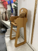 DOLL HIGH CHAIR & TEDDY BEAR - 2