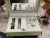 JEWELRY HOLDERS & LOTS OF COSTUME JEWELRY - 6