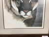 COUGAR PRINT IN WOOD FRAME BY RANDY FEHR - 2