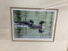 “FISHING LOONS” PRINT BY DON LI-LEGER - 2