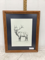 ELK PRINT BY JERRY DANIELS