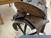 ANTIQUE GREAT WEST SADDLERY HORSE SHOE BRAND SADDLE - 4