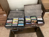 ROLLING CABINET W/ (4) CASES OF CASSETTE TAPES - 4