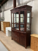 CHINA CABINET W/ GLASS SHELVING - 2