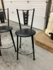 (3) COUNTER HEIGHT STOOLS - 2