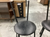 (3) COUNTER HEIGHT STOOLS - 3