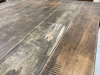 LARGE WOOD TABLE W/ METAL FRAME - 5