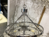 (2) LIGHT FIXTURES W/ GLASS BAUBLES - 4