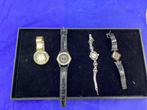 4 WRIST WATCHES