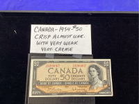 1954 CANADIAN FIFTY DOLLAR BILL