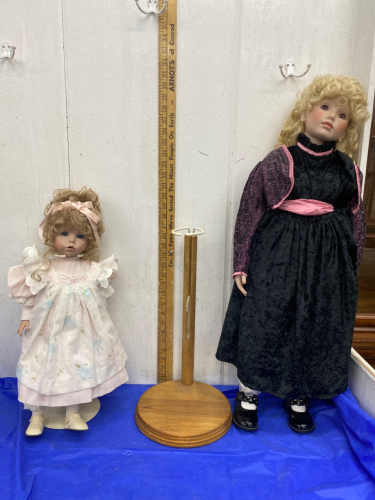 (2) Porcelain Dolls