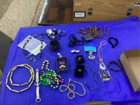 BOX OF ASSORTED COSTUME JEWELRY