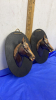 (2) HORSE HEAD WALL PLAQUES - 2