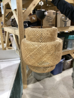 WICKER HANGING LIGHT FIXTRUE