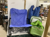 (3) OUTBOUND BEACH CHAIRS & COOLER BAGS