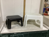 (2) STOOLS - PLASTIC