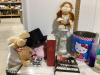 (2) BOXES W/ STUFFIES, BOOKS, MERCURY THERMOMETER, - 3