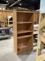 WOOD BOOK SHELF/STORAGE UNIT