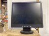 OLD 13” TV, MONITOR, STAR CHOICE RECEIVER, PANASONIC DVD PLAYER W/REMOTE, SPEAKER - 2