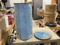 ANTIQUE FLOUR BIN WITH LID