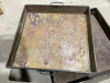 (2) LARGE SQUARE METAL PANS - 2