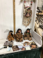 COLLECTION OF INDIGENOUS PORCELAIN DOLLS