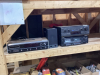 STEREO COMPONENTS - RECEIVER/TUNER , CASSETTE PLAYER, 8 TRACK PLAYER + 4 SPEAKERS