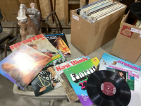 2 BOXES OF LP RECORDS - VARIETY OF ARTISTS