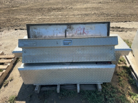 Aluminum toolbox and two side boxes