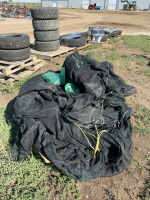 Pallet of Fabric Windscreen with cables and clips