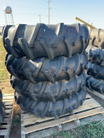 Stack of four pivot tires