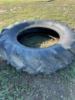 One tractor tire