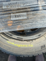 Solon ice blizzard tire on rim